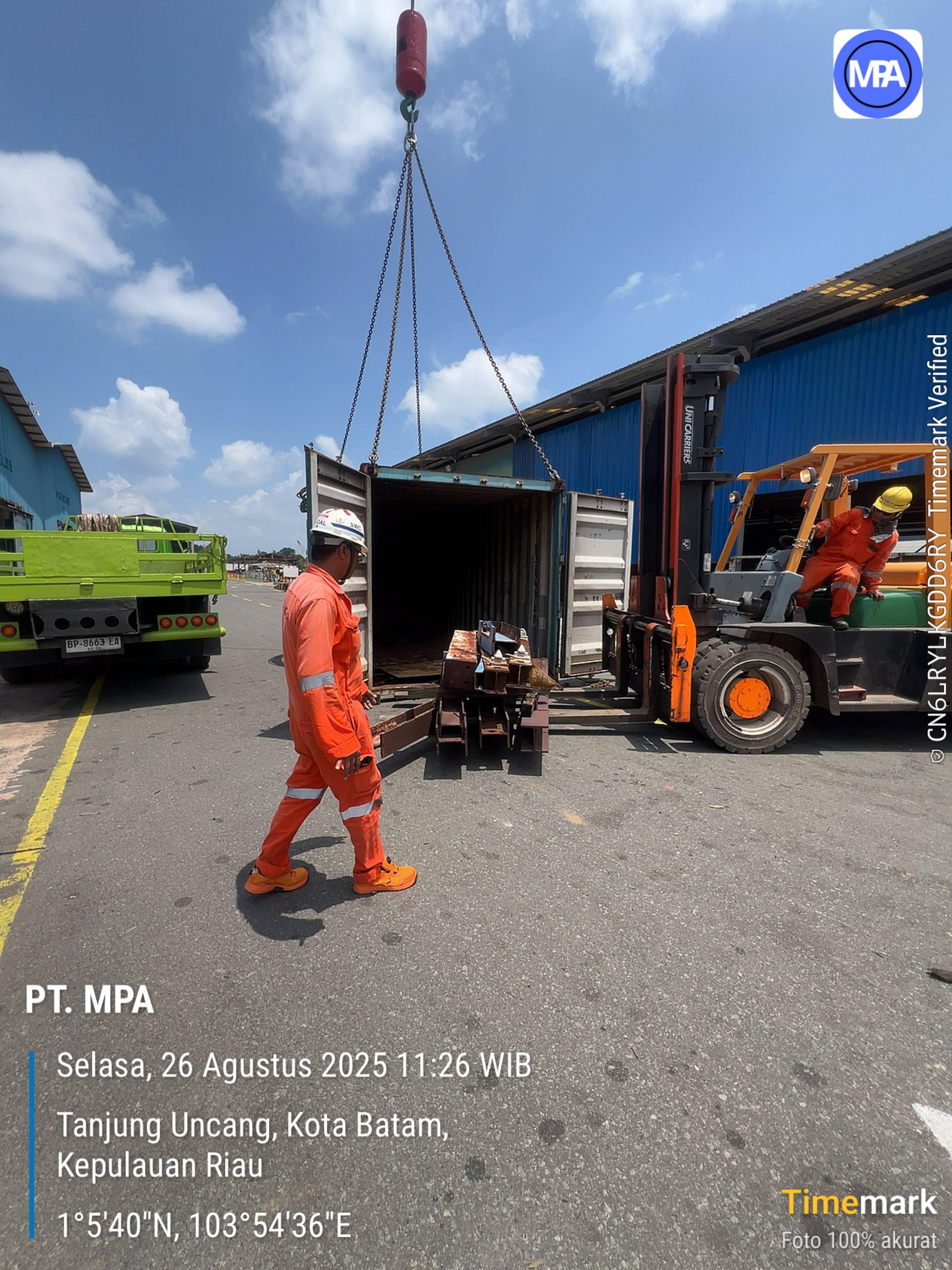 MONTHLY REPORT TOOLS EQUIPMENT EX NOSTAG 10 AT WAREHOUSE PT. MARINE PUTRA ARIJAYA - BATAM