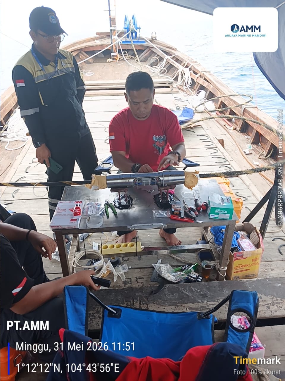 Penyambungan Cable Sisi Batam