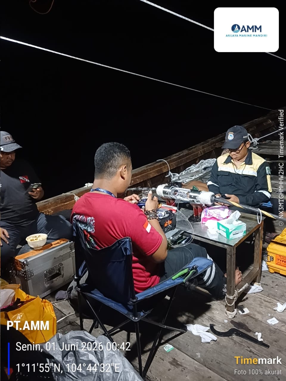 Penyambungan Cable Sisi Daik Lingga