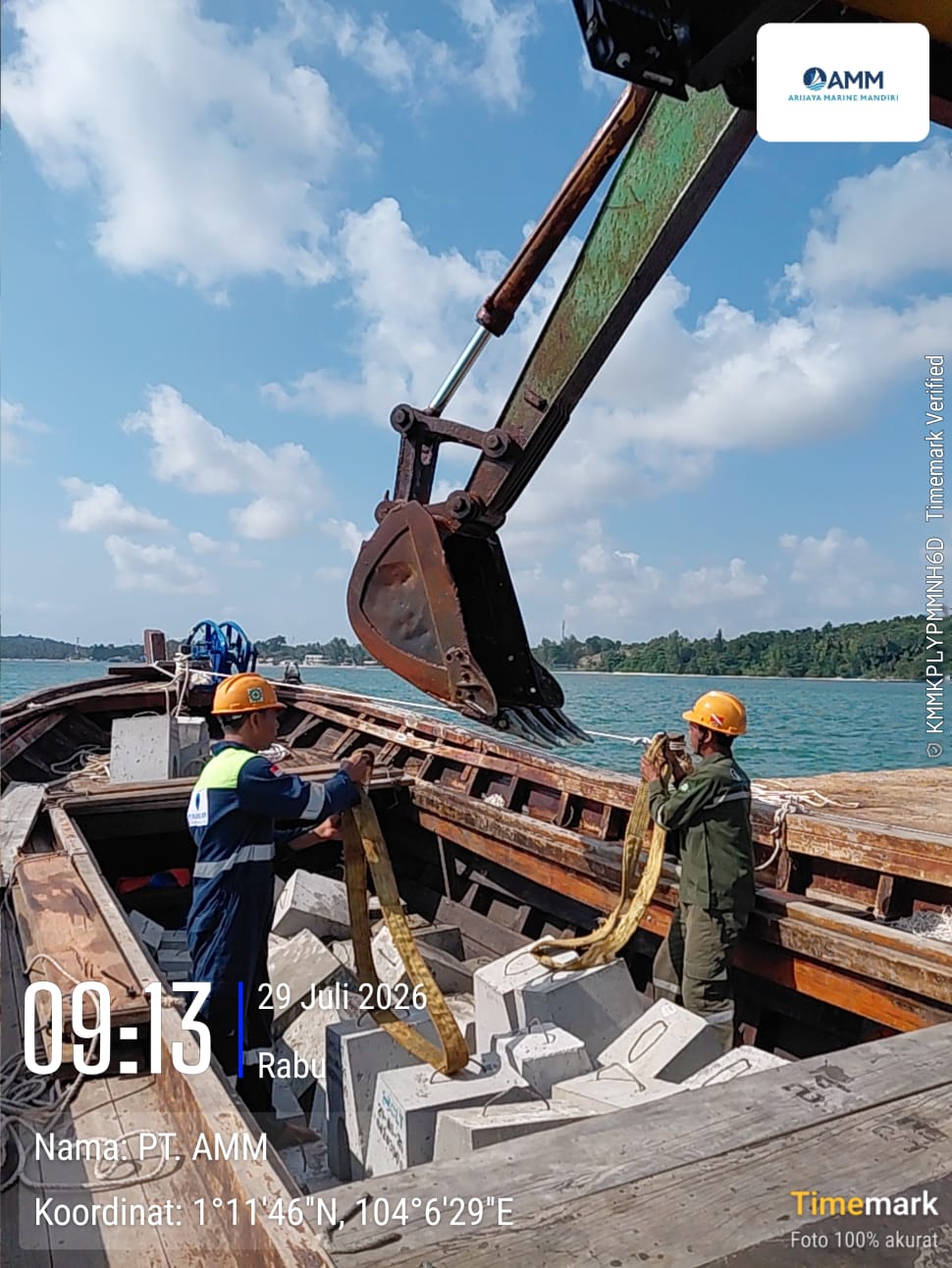 Proses Pembongkaran Duct Anchor