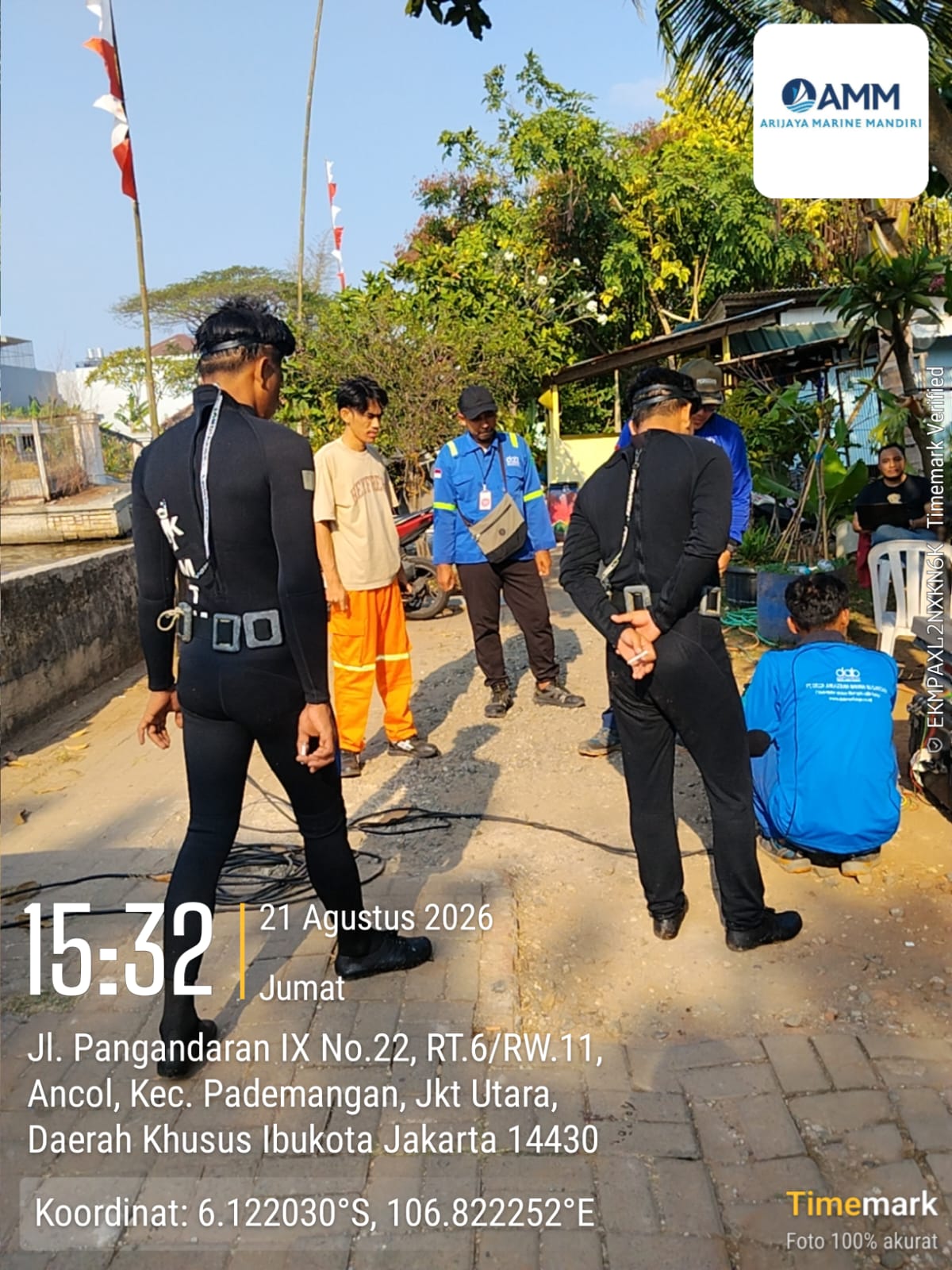 Persiapan Penyelam di BMH Sekaligus Pengarahan dari Team DABN