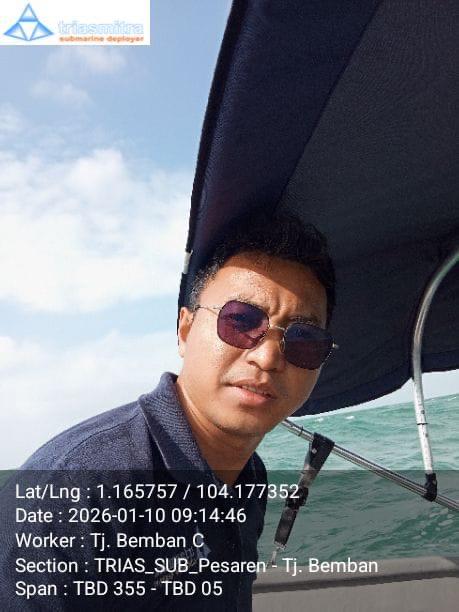 Submarine cable patrol (B2JS Cable) Segmen area Tj.Bemban - Batam