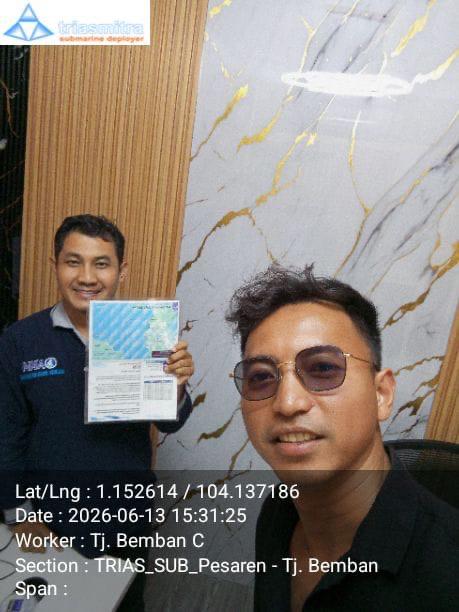 Submarine cable patrol (B2JS Cable) Segmen area Tj.Bemban - Batam