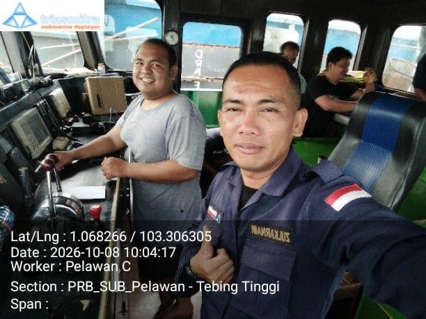Submarine cable patrol (PRB Cable) Segmen area Pelawan - Karimun