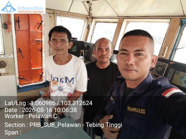 Submarine cable patrol (PRB Cable) Segmen area Pelawan - Karimun